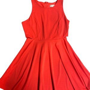 NWT Belongsci Red Sleeveless Dress Size Large